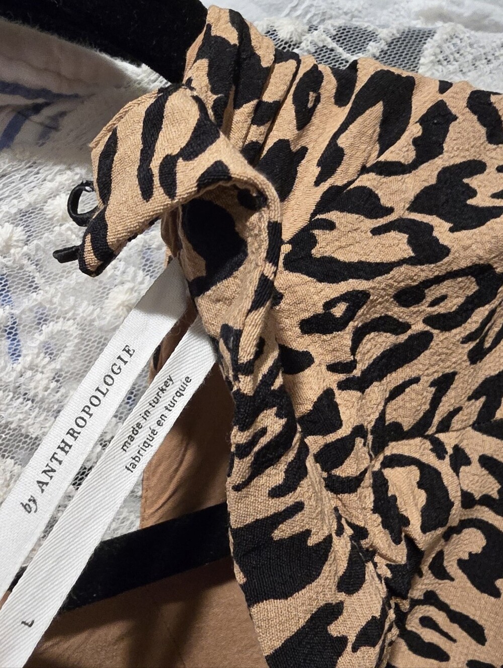 Anthro Animal Print Midi Dress - Picture 8 of 11